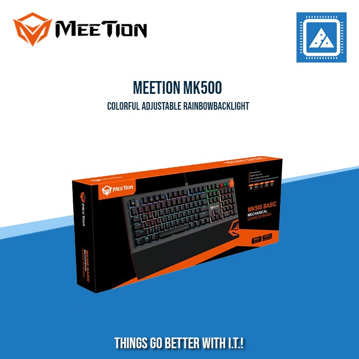 MEETION MK500 COLORFUL ADJUSTABLE RAINBOWBACKLIGHT MEETION MK500 COLORFUL ADJUSTABLE RAINBOWBACKLIGHT